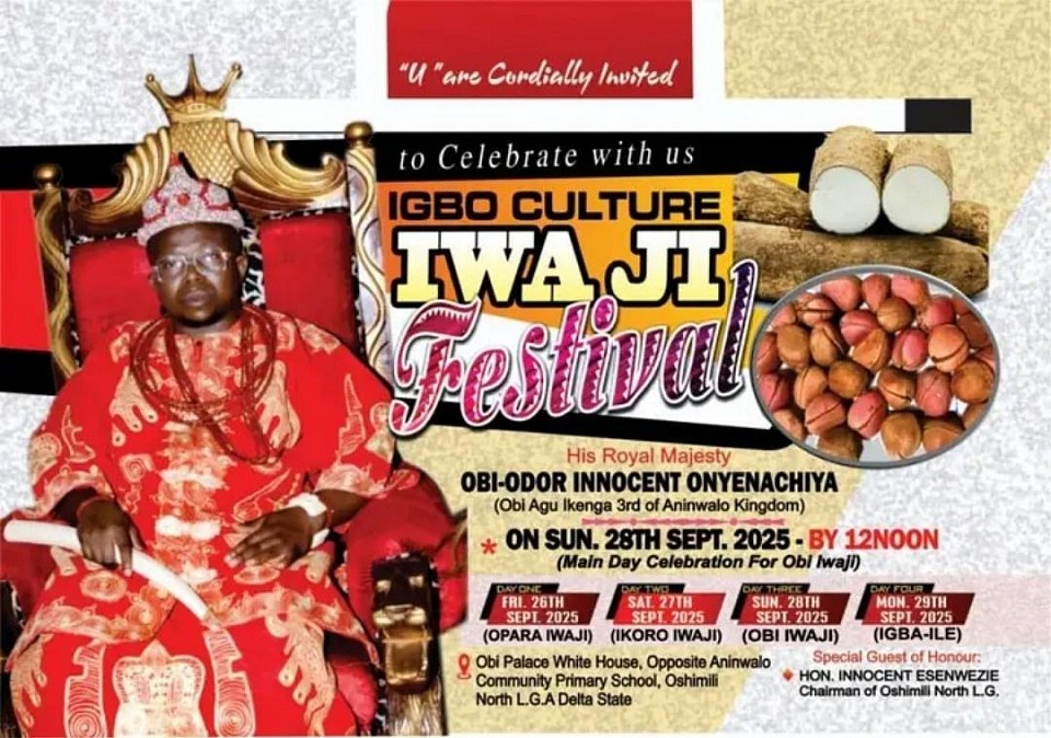 Aniwalo community New yam festival